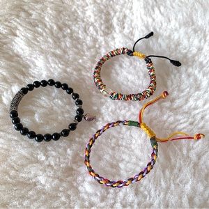MOVING SALE❗️Woven & beaded bracelets (handmade)